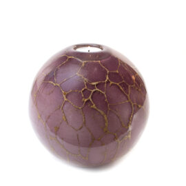 Urn Waxinelichthouder XL | Paars & Bladgoud | 1.6L | Handgemaakt in EU